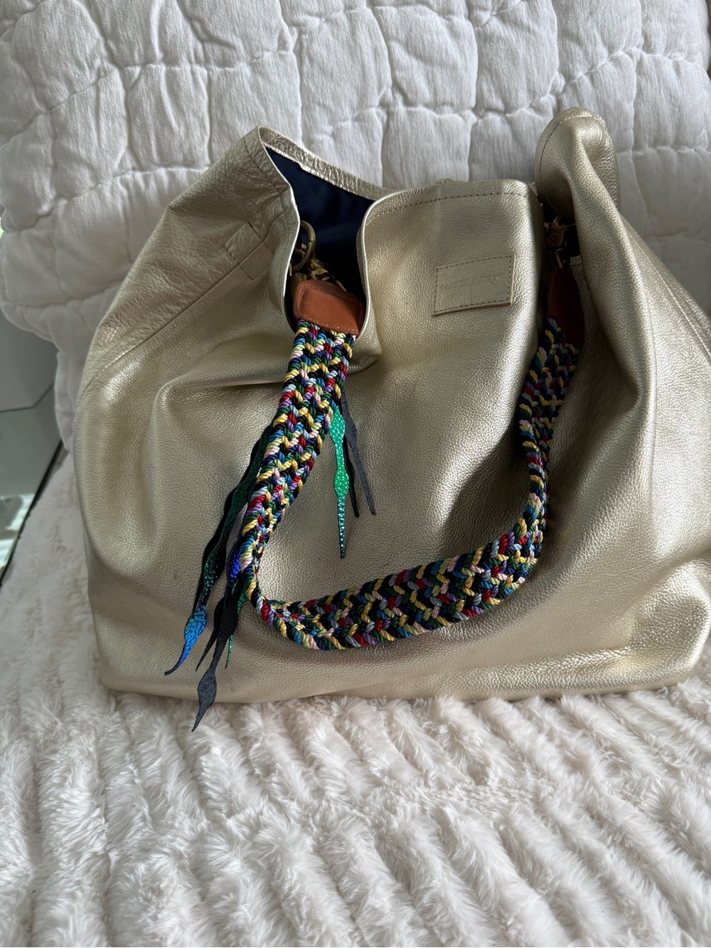 Parker Thatch XL Platinum Jane Shoulder Bag